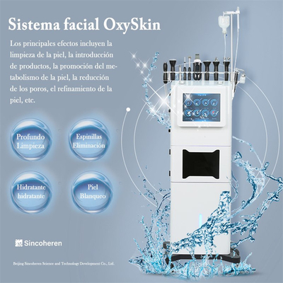 Mujeres 6 limpios faciales en 1 máquina de Hydrodermabrasion pantalla Sincoheren de 10,4 pulgadas
